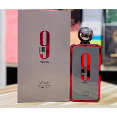 Afnan 9PM Rebel Eau De Parfum Spray Unisex 3.4 Oz / 100ml (NEW