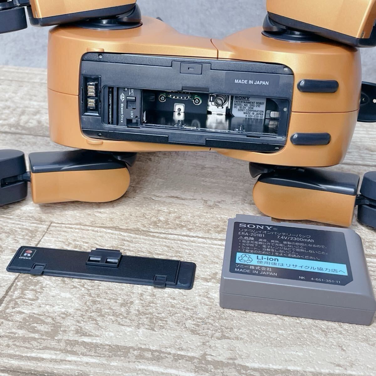 Sony AIBO ERS-210 Orange Limited Edition 2nd Gen Robot Dog Tested