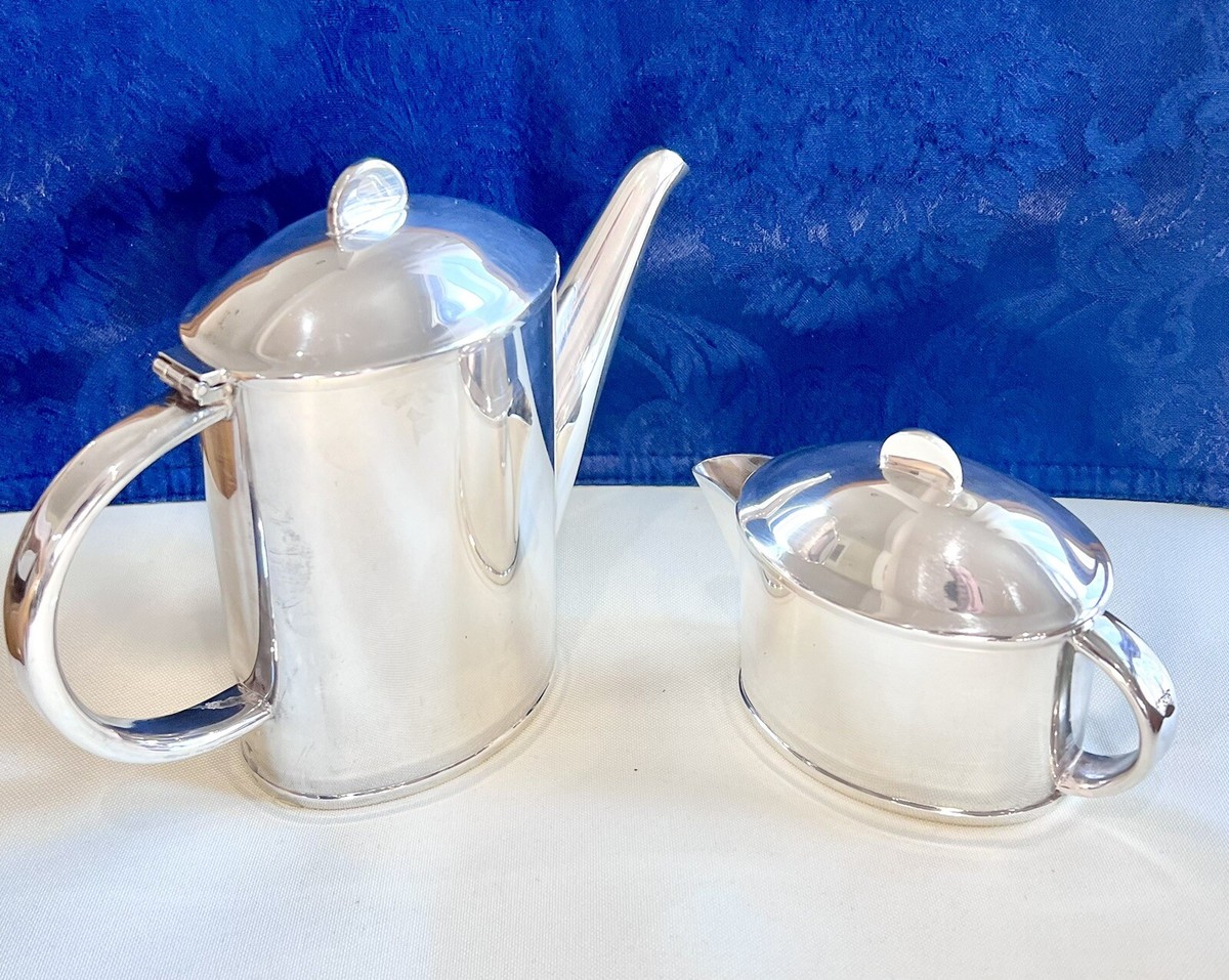 German Christoph Widmann MCM Silver Plated TeaPot And Creamer