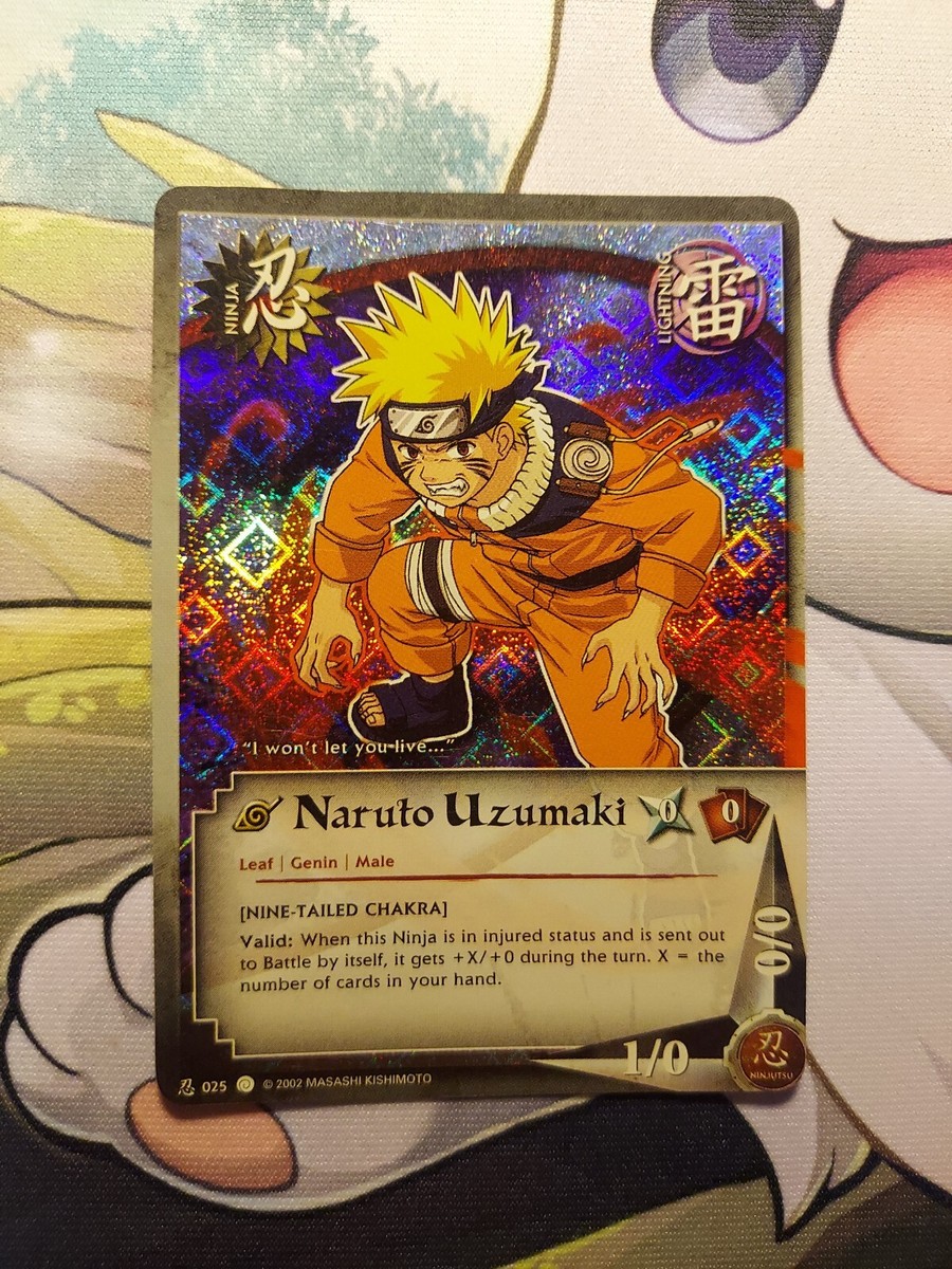 Naruto CCG- Naruto Uzumaki DIAMOND FOIL 025 | eBay