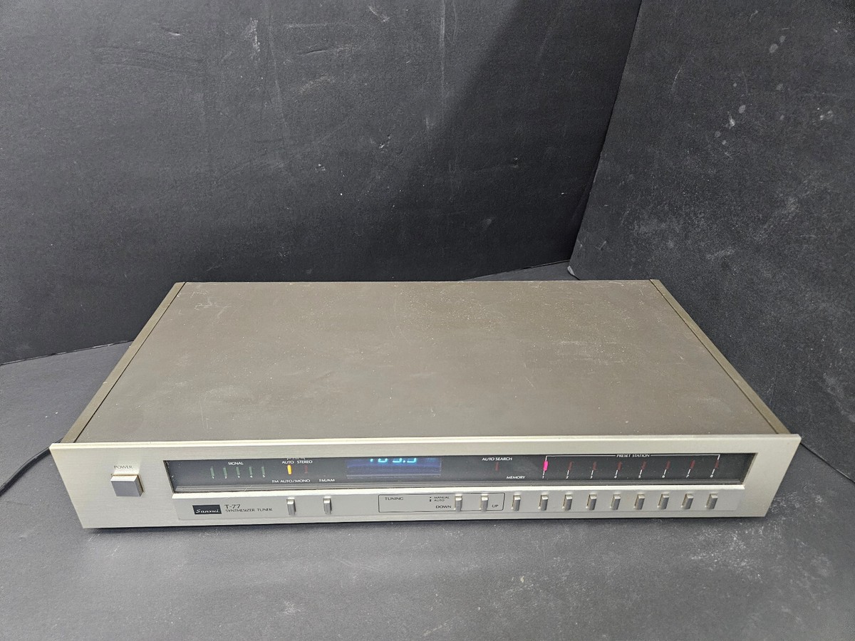 Sansui T-77 Stereo Tuner Silver Face Hi-Fi Audio Japan Vintage | eBay