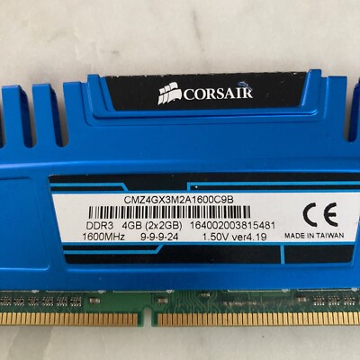 Corsair Vengeance RAM Memory Stick 2GB 1600MHz DDR3
