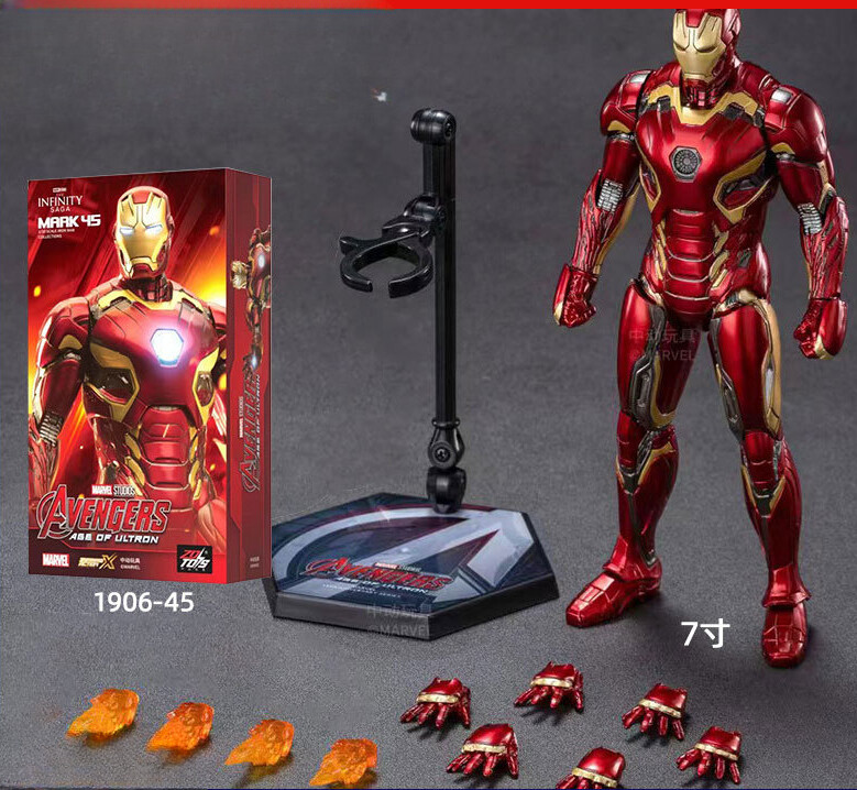 ZD Toys Marvel Avengers Iron Man MK45 Tony Stark 9