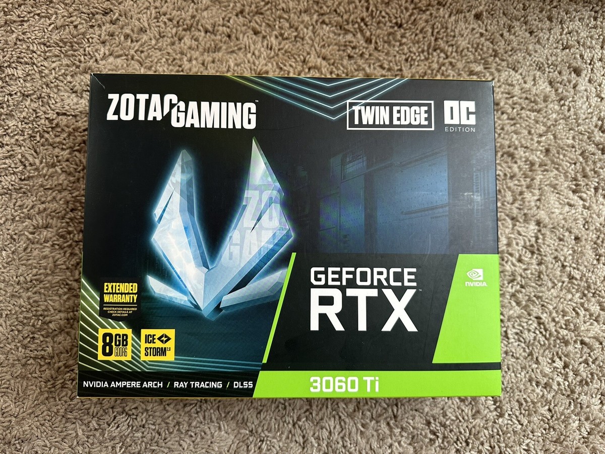 ZOTAC GAMING GeForce RTX 3060 Ti Twin Edge OC Non-LHR 8GB GDDR6