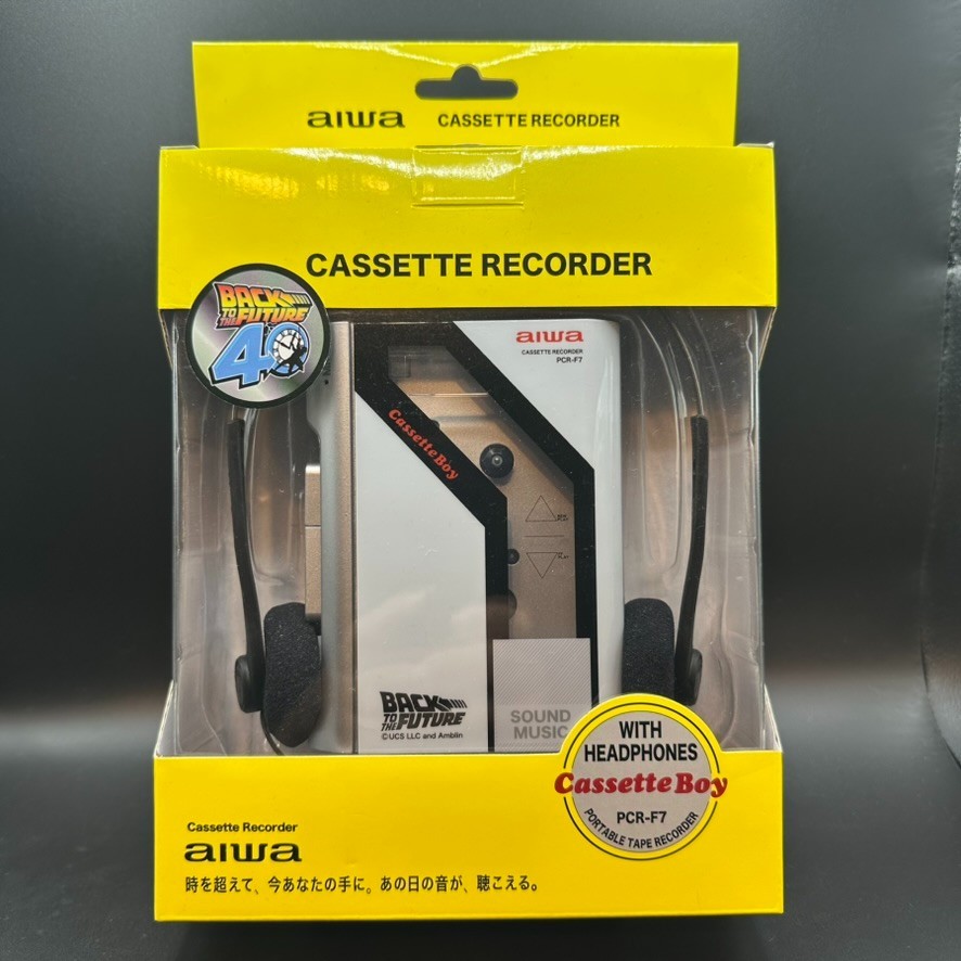 Aiwa Back to the Future 40th Anniversary Portable Cassette Player