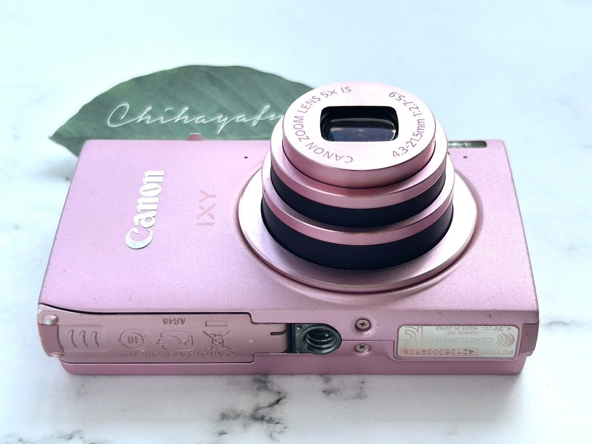 Canon IXY 420F PowerShot ELPH 320 HS IXUS 240 HS Pink 1Day