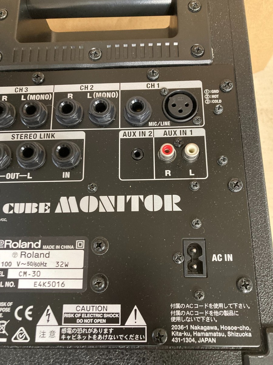 Roland CM-30 Portable Powered Cube Monitor Guitar for sale online