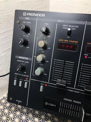 Pioneer DJ DJM-300 Black 2-Channel Professional DJ Mixer Tested