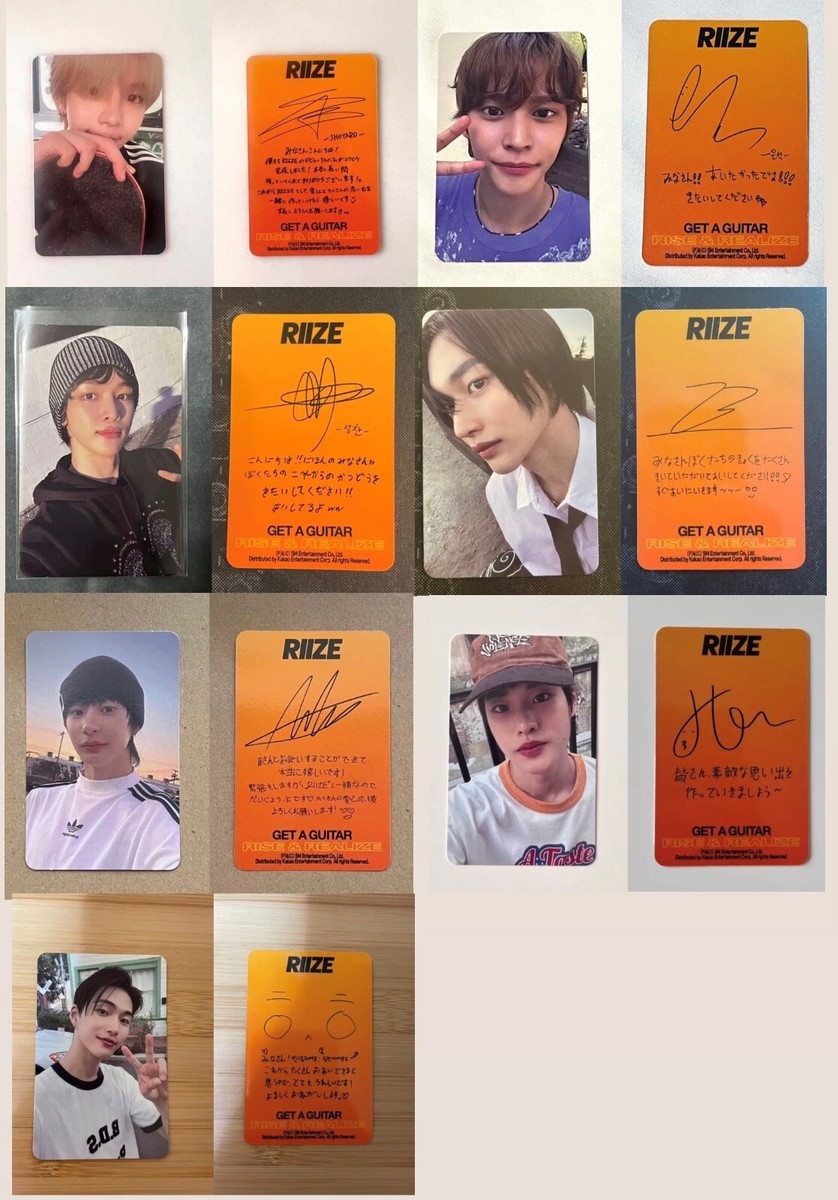 RIIZE Photocard Get A Guitar JAPAN EXCLUSIVE Ver. Official | eBay