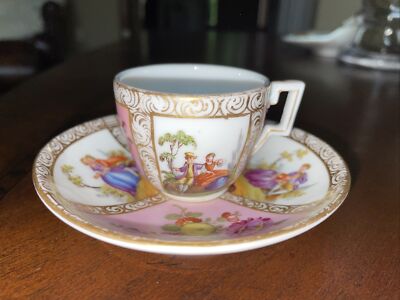 Meissen / Helena Wolfson 'Augustus Rex' Marked Porcelain Demi