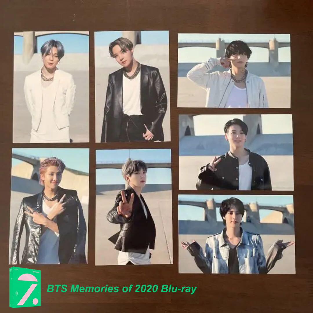 BTS Memories of 2020 Blu-ray Official Photo RM J-HOPE JIN SUGA