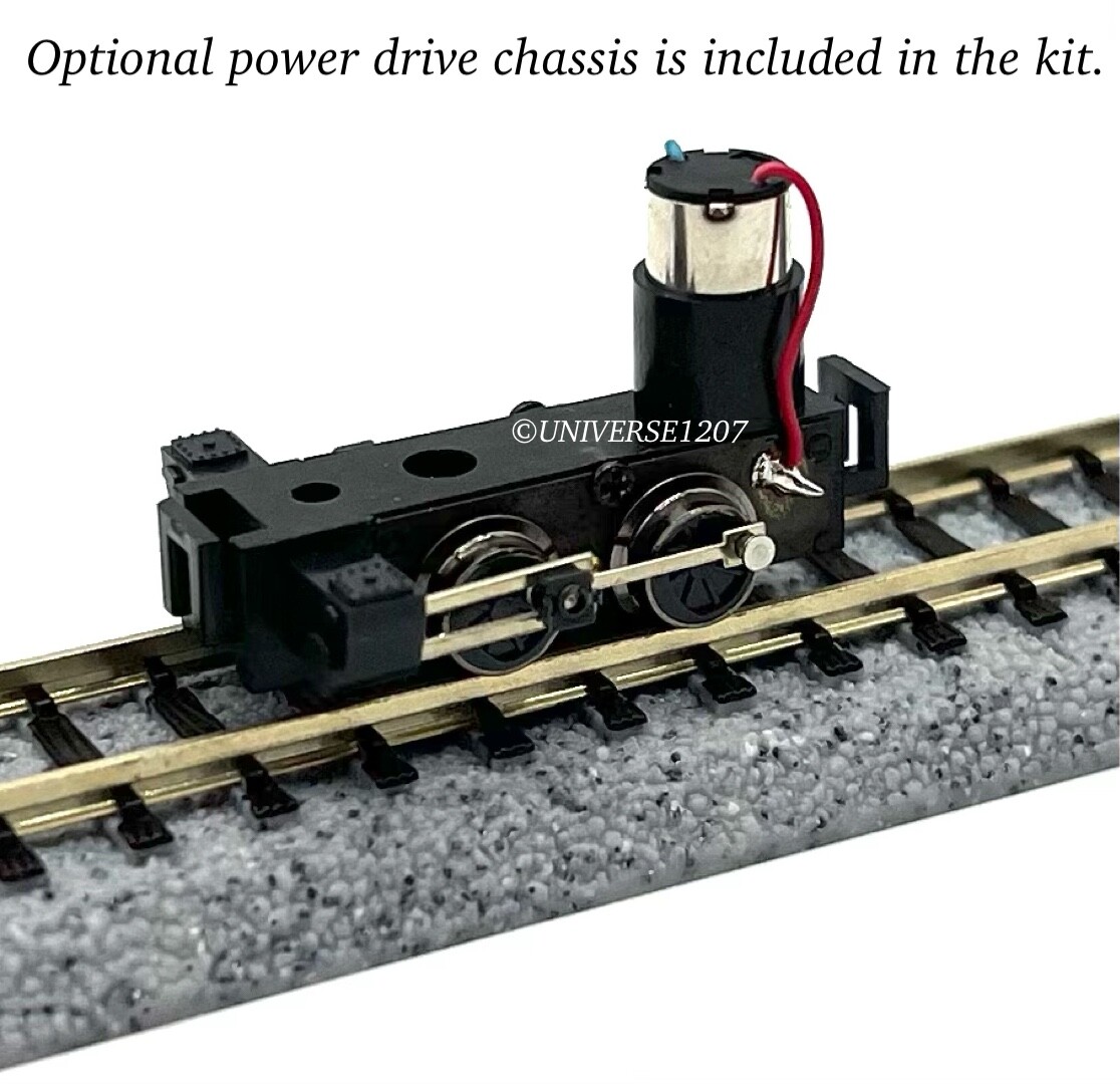 Nn3/Nm/Nj Scale 0-4-2 Baldwin Steam Locomotive Kit w/Power Drive
