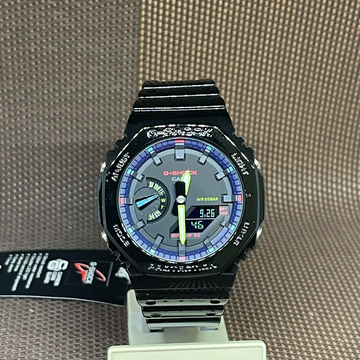 Casio G-Shock GA-2100RGB-1A Virtual Rainbow Gloss Resin Casual