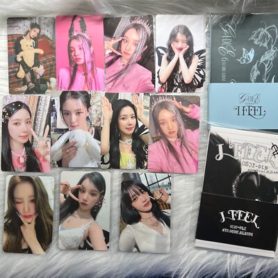 G)I-DLE GIDLE PHOTOCARD OFFICIAL I Feel Red cape Heart polaroid ID