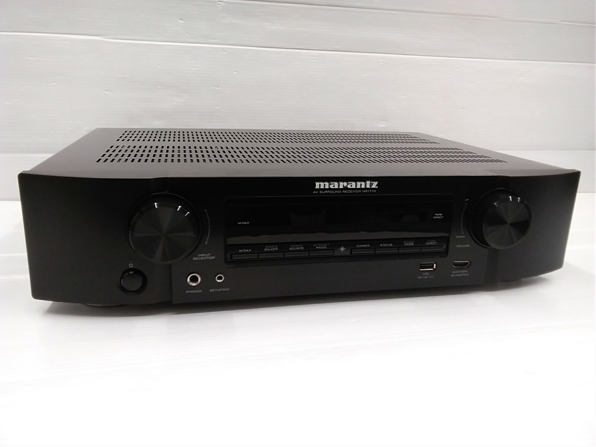 marantz NR1710(B) Black 7.2ch compatible slim AV surround receiver