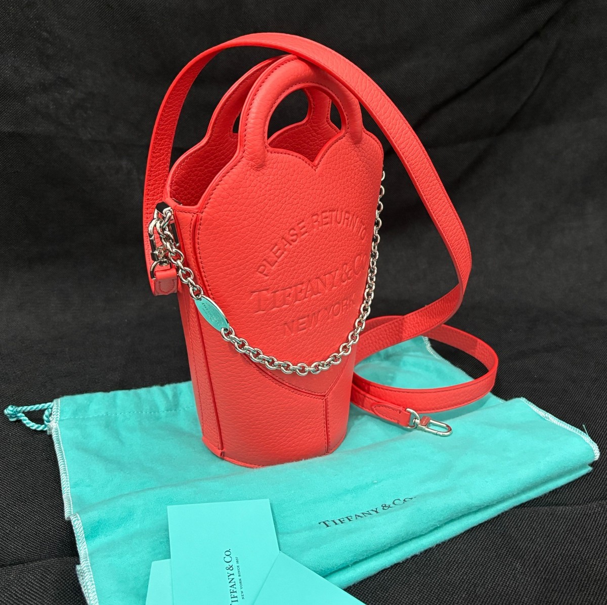 Tiffany & Co. Return To Tiffany Mini Crossbody in Hibiscus Red