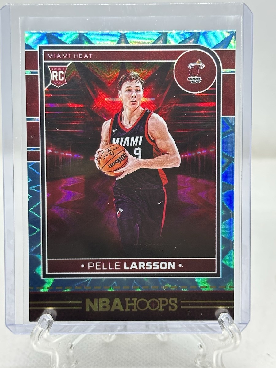2024-25 NBA Hoops Pelle Larsson #274 RC Teal Explosion SP Heat