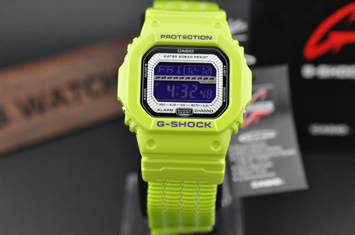 Casio G-Shock G-Lide GLS-5600V-3 World Time Watch - Rare Edition
