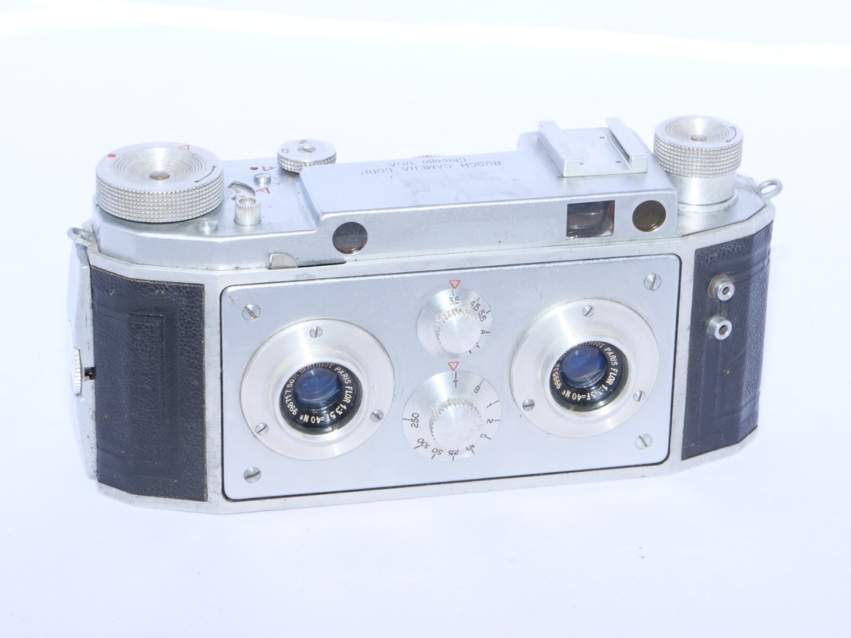 Busch F40 Veriscope 3D Stereo Film Camera. Made in France
