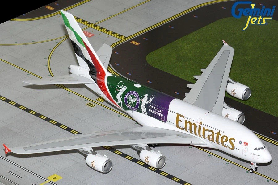 GEMINIJETS 1:200 A380-800 Emirates “Wimbledon” A6-EOE IN STOCK | eBay