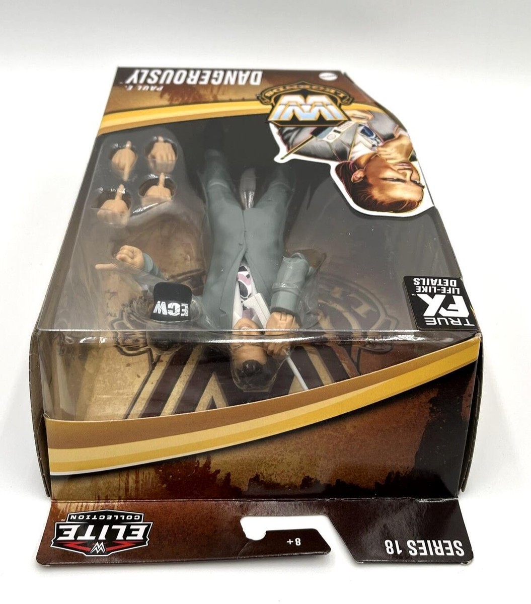 WWE Elite Legends Paul E Dangerously ECW WWF Flashback Paul Heyman