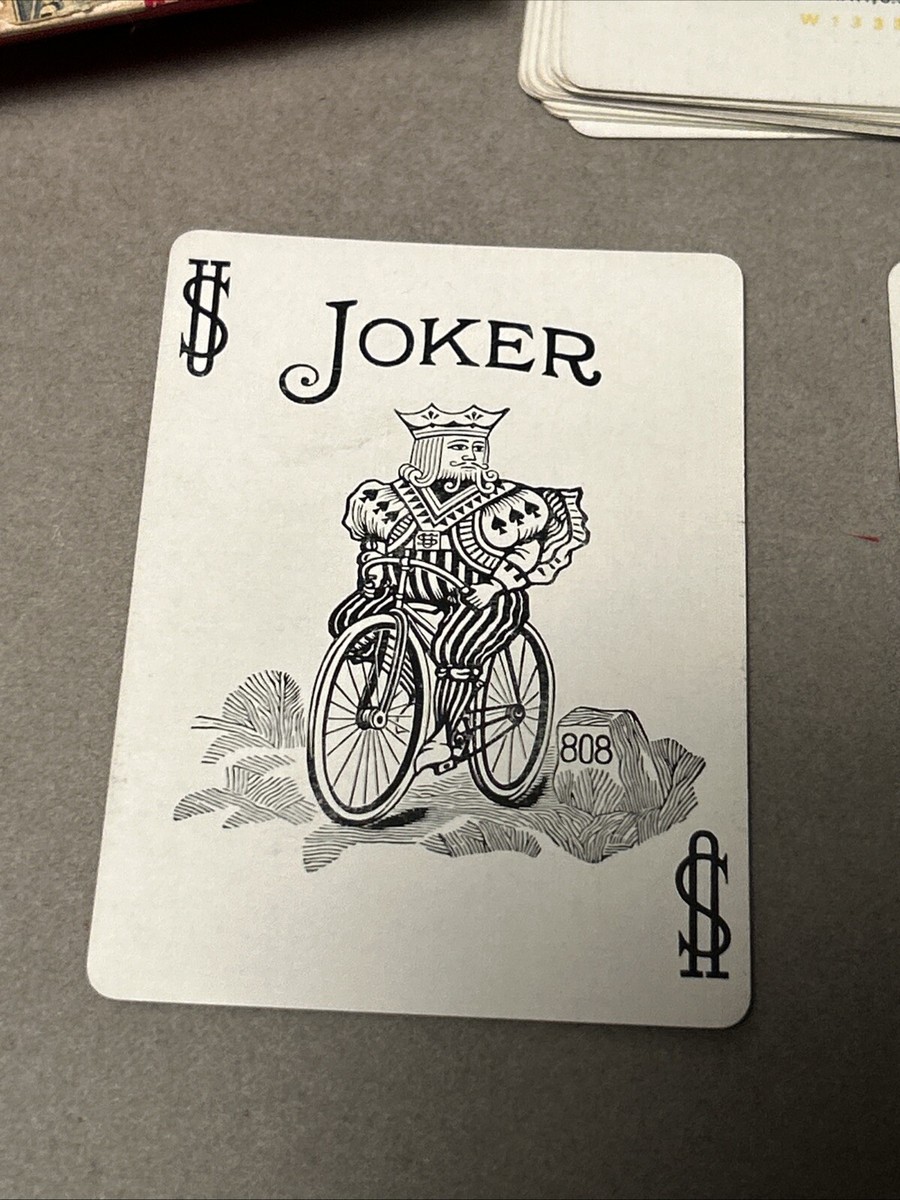 Vintage 1956 Bicycle 808 Poker Playing Card Deck With Jokers | eBay