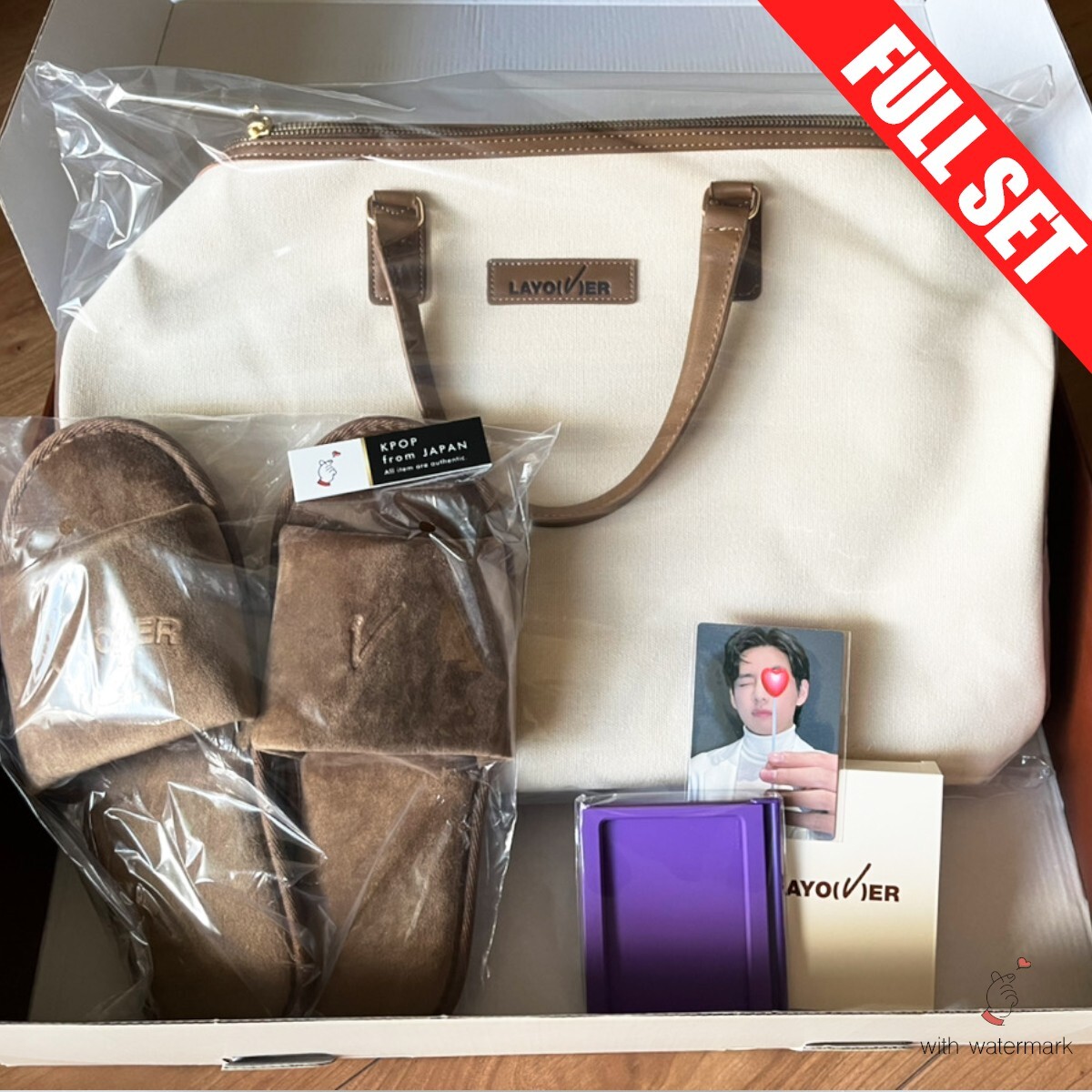 FULL SET BTS MERCH BOX #17 ARMY Official Membership V Layover