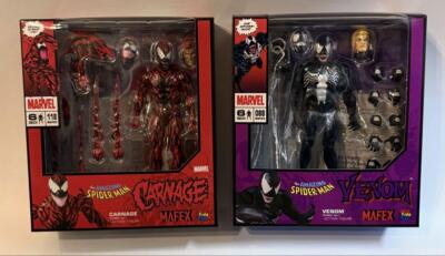 MAFEX No.088 VENOM COMIC Ver. & No.118 CARNAGE COMIC Ver. Set