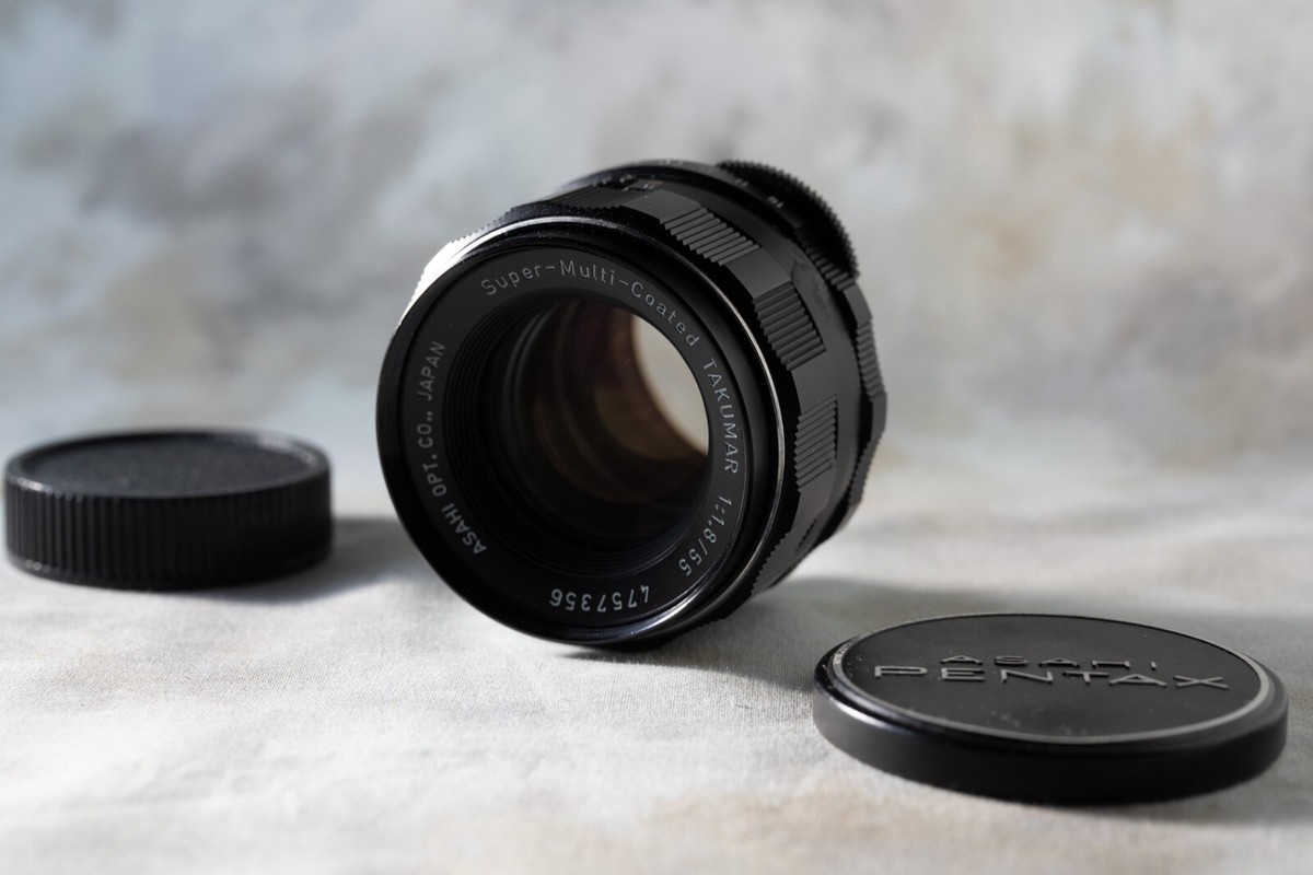 PENTAX Super-Multi-Coated TAKUMAR 55mm f1.8 / beautiful flare lens