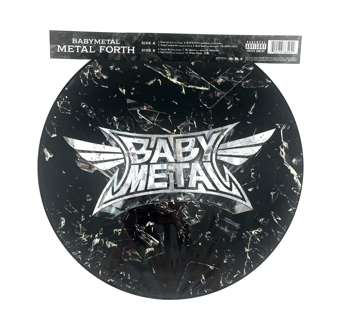 Babymetal Rare Limited Edition Metal Forth 12” Vinyl Picture Disc