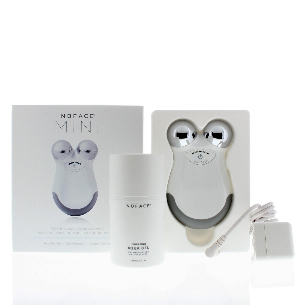 NuFACE Mini Facial Toning Device (Includes Aqua Gel 1.69oz/50ml