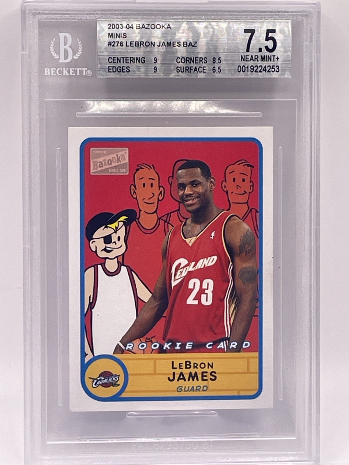 LeBron James 2003 Bazooka #276 Base Price Guide - Sports Card Investor