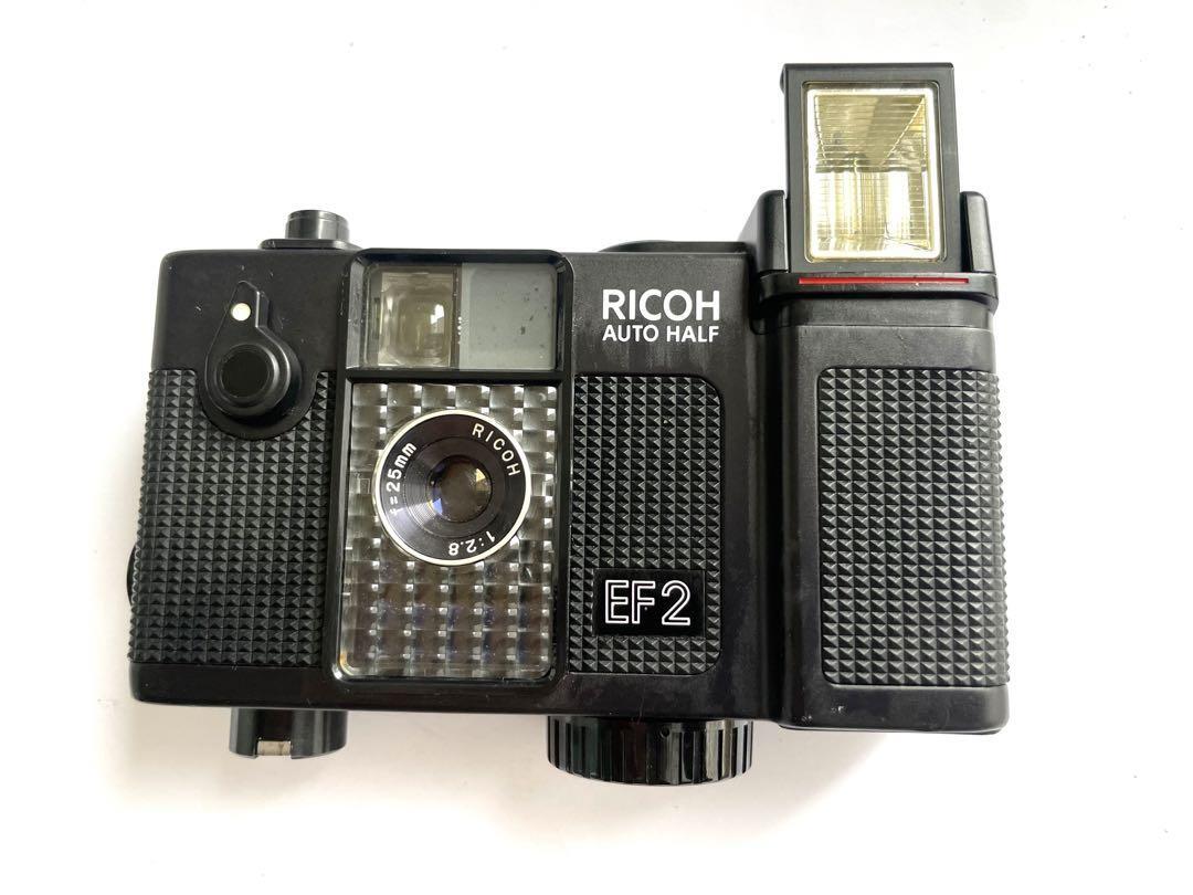 Ricoh Auto Half Frame EF2 35mm Film Camera | Black | 35 mm | Flash