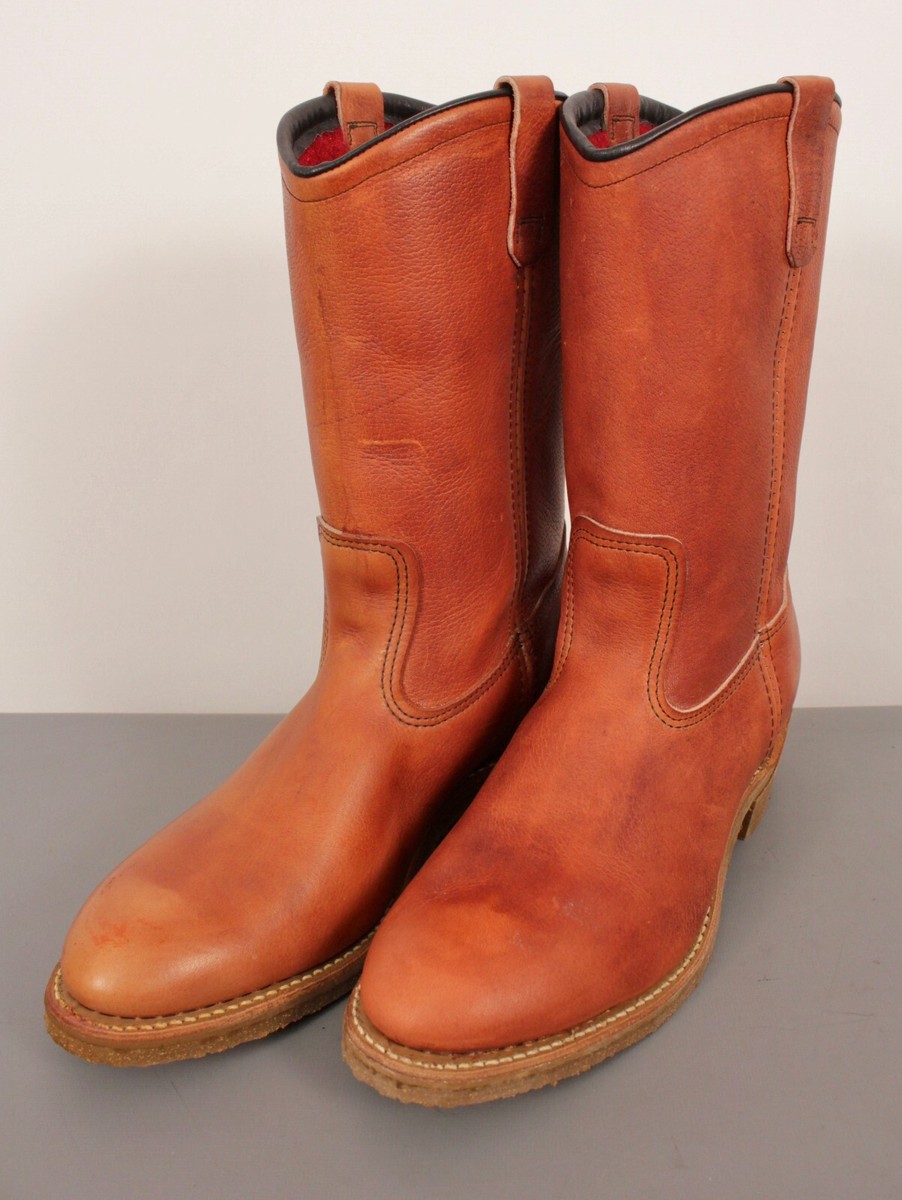 Men's VTG 80s 90s NOS Redwing Pecos Lined Boots Sz 10.5 B 1980s