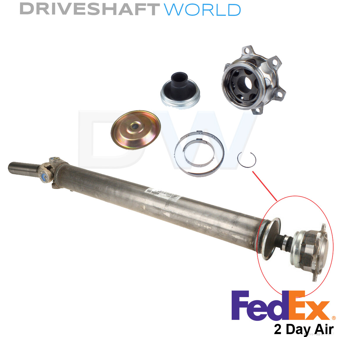 Rear Driveshaft CV Joint Kit for Nissan Frontier & Xterra 2001