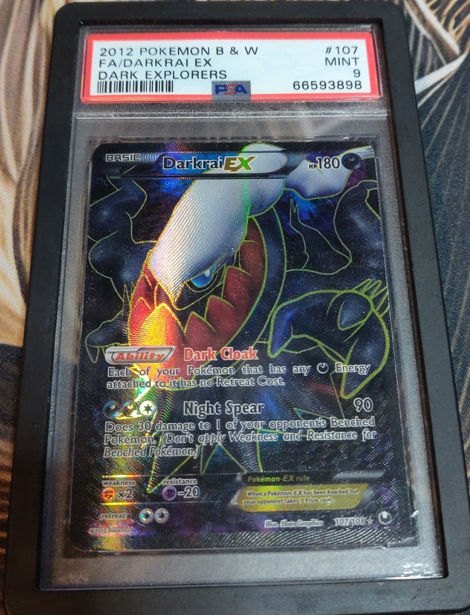 PSA 9 MINT Darkrai EX 107 Dark Explorers Full Art #107/108 | eBay