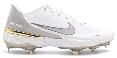 Nike Alpha Huarache Elite 3 Low White Metallic Silver for Sale