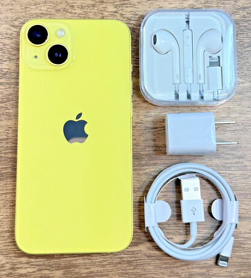 Apple iPhone 14 - Yellow 128GB - Factory Unlocked - Excellent