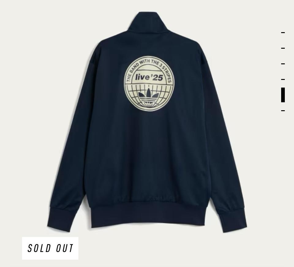 OASIS x Adidas TOUR FIREBIRD TRACK TOP | eBay