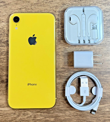 Apple iPhone XR Yellow 64GB (Factory Unlocked) - Good Condition | eBay