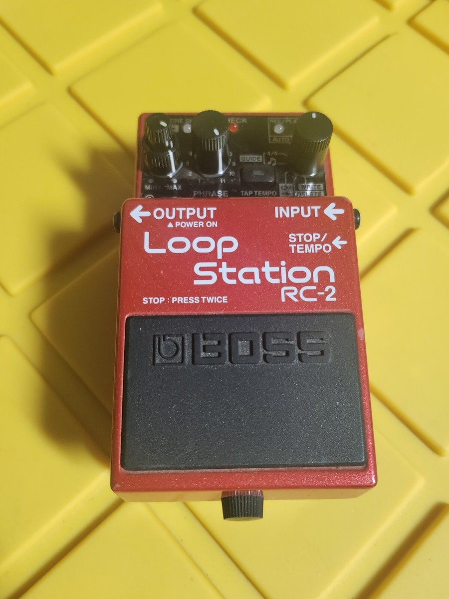 Boss RC-2 Loop Station Looper Guitar Effects Pedal With Power