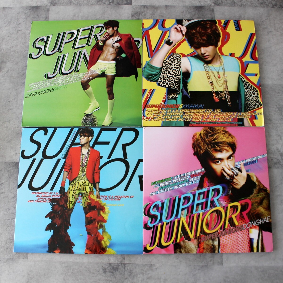 SET x4 Super Junior Mr.Simple Korea CD LP size Kyuhyun Donghae