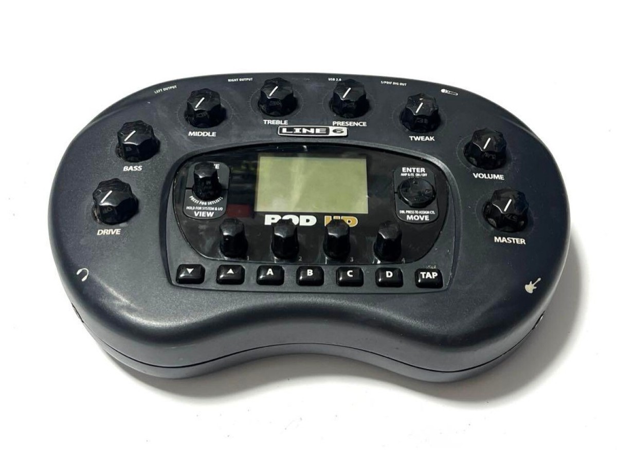 LINE 6 POD HD Black Guitar Multi Effector Desktop Used without