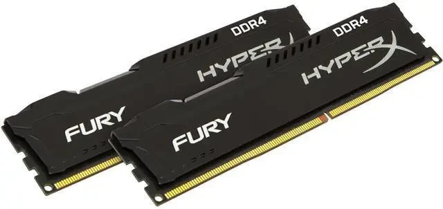 Kingston HyperX Fury 32GB (2x16GB) DDR4 RAM 2400MHz (HX424C15FBK2