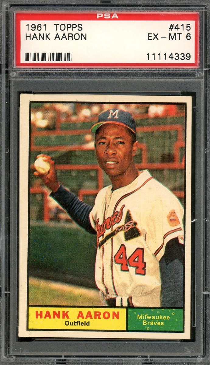 1961 Topps #415 Hank Aaron PSA 6 | eBay