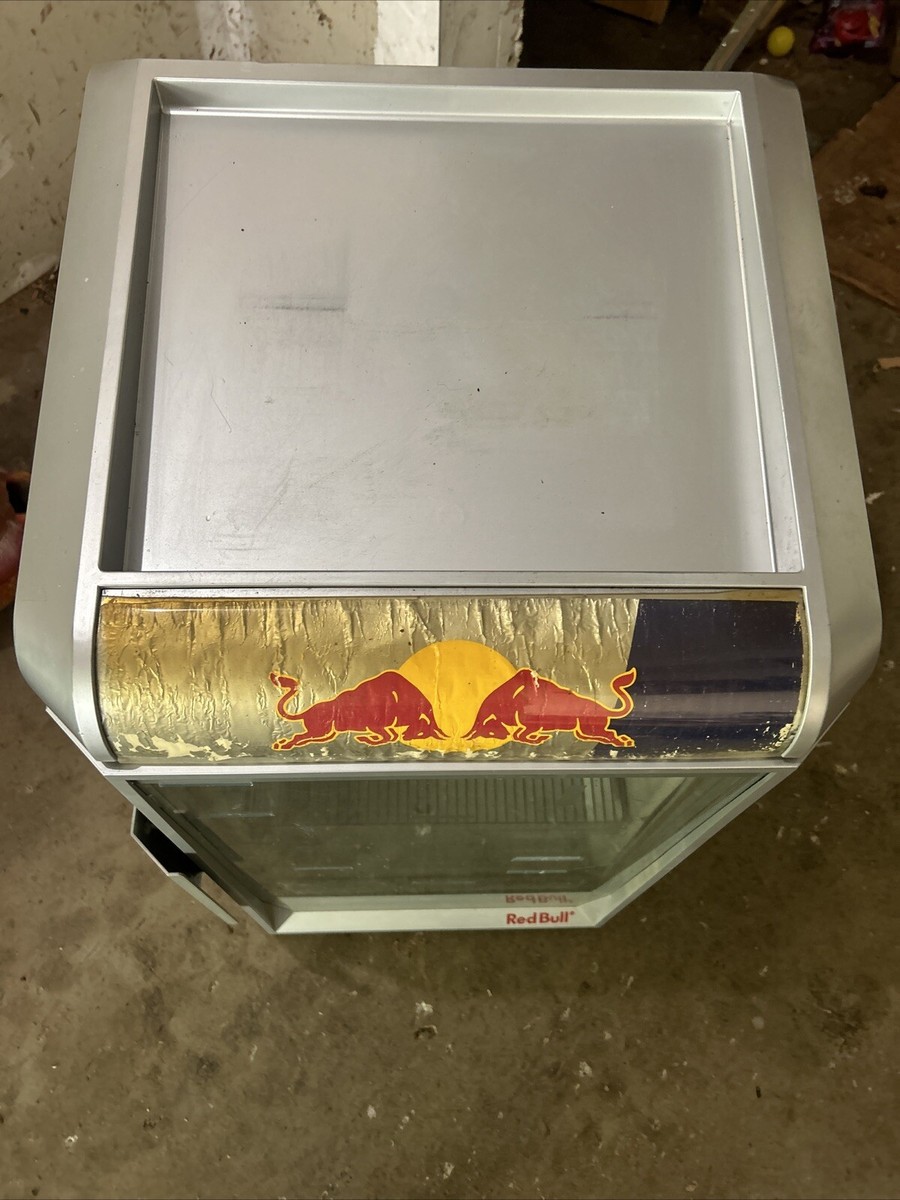 Red Bull Mini Fridge Eco Cooler 3 Shelves Works Great 32 x20 x 20