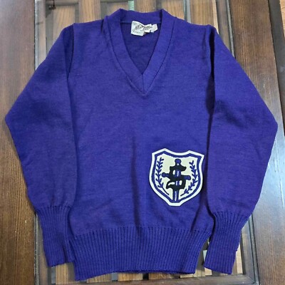 by Albion Knitting Mills of Los Angeles Wool SWEATER SIZE S