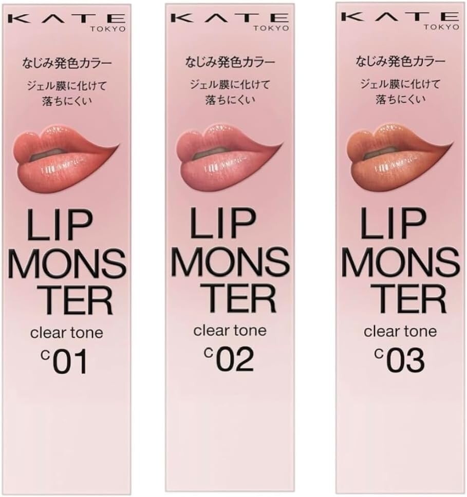 New KATE Lip Monster Clear Tone C01/C02/C03 Made In Japan | eBay