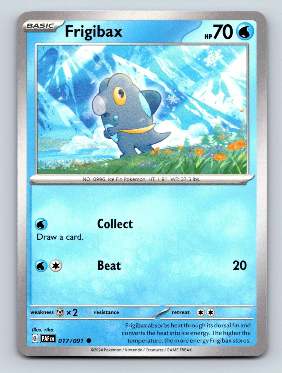 Frigibax HP 70 Collect Beat Attack Rarity Blue Ice Pokémon | eBay