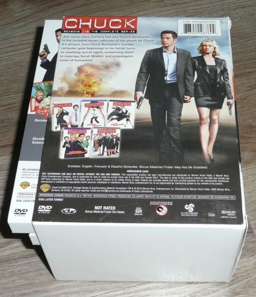 Chuck Complete Series DVD Box Set NBC TV | eBay